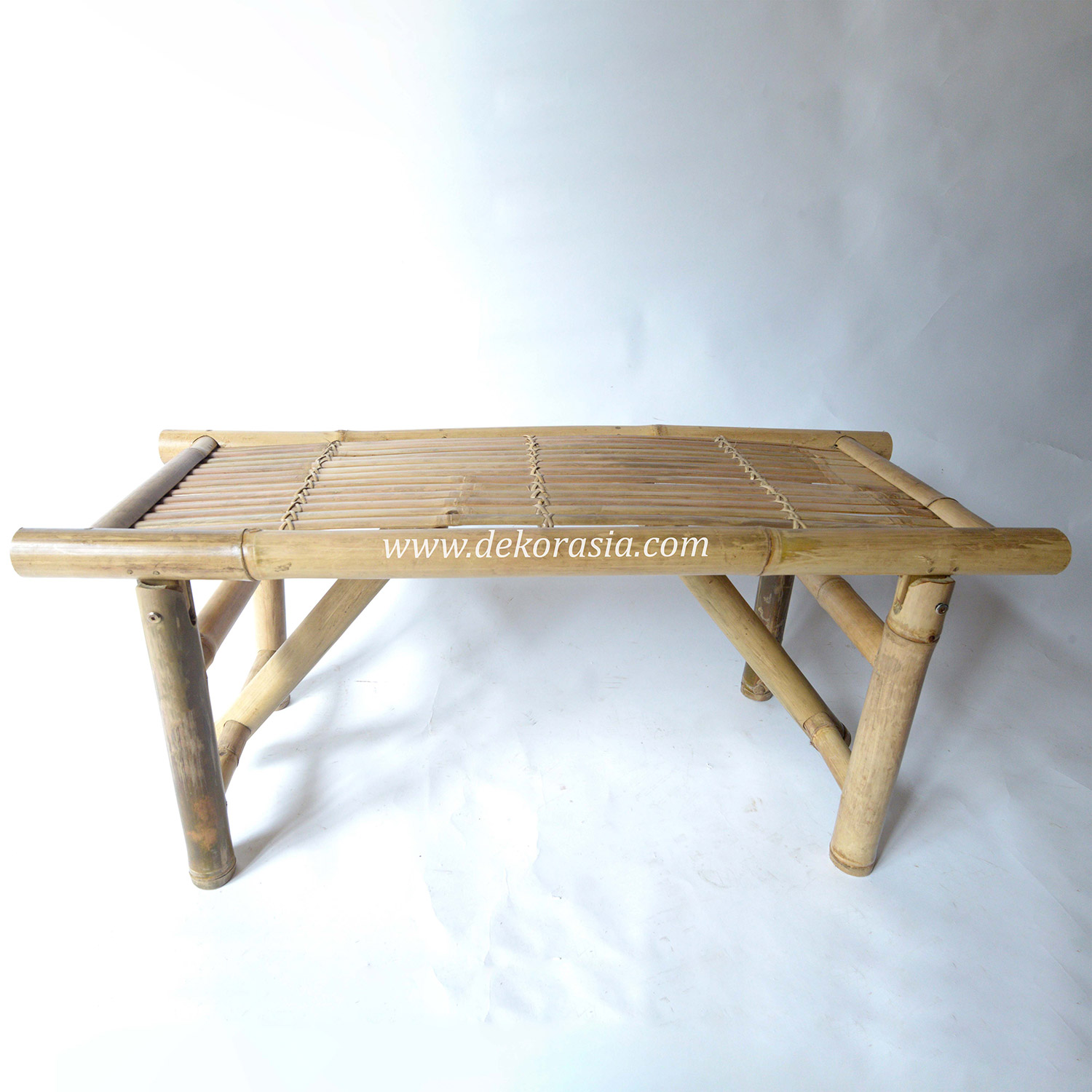 Natural Color Bamboo Bench, Bamboo Knockdown - Bamboo Furniture